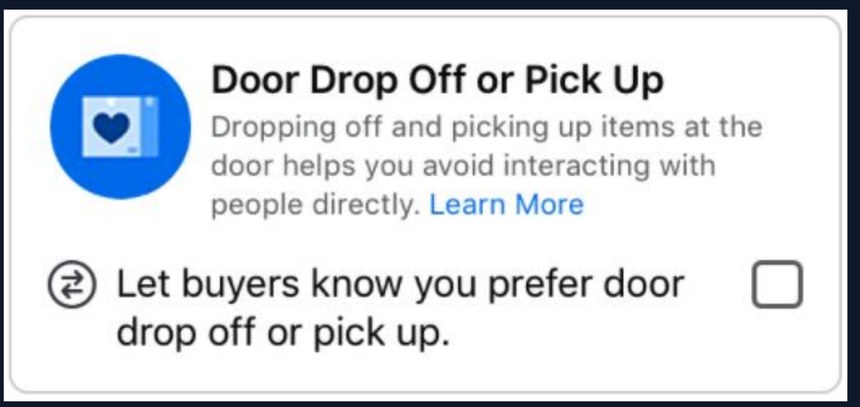 Close detail of the new user experience content on the seller screens